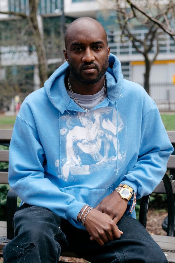 The fashion designer Virgil Abloh in Chicago in 2019. His role within LVMH made him the most powerful Black executive in the most powerful luxury group in the world.