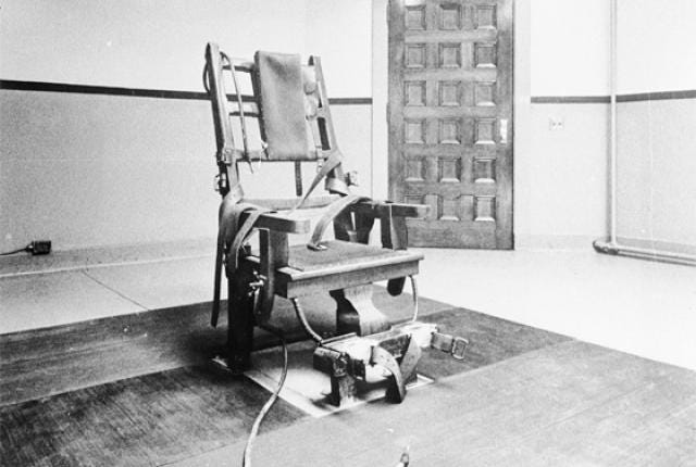  Sing Sing's death chamber as it was in August, 1963.