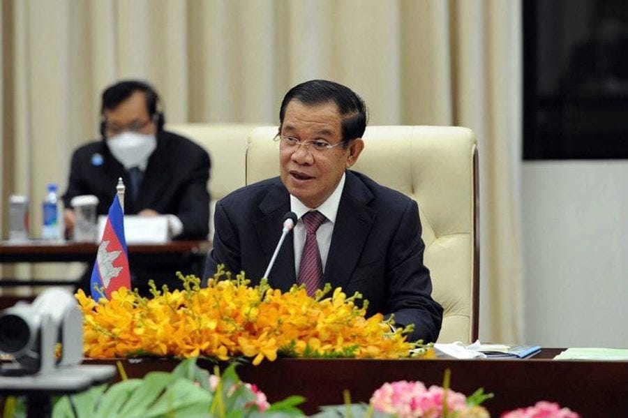 Cambodian Prime Minister Hun Sen (Representative image: Twitter/Office of Cambodian PM - @PeacePalaceKH)