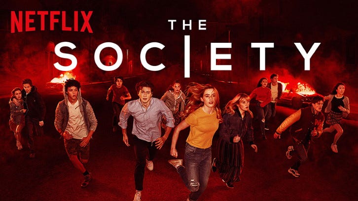 The Society starring Kathryn Newton, Gideon Adlon and Sean Berdy. Click here to check it out on Netflix.