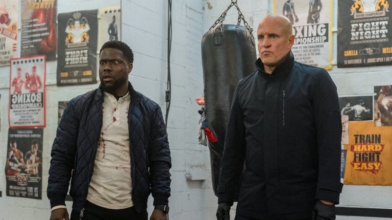 The Man From Toronto Photos Feature Kevin Hart & Woody Harrelson