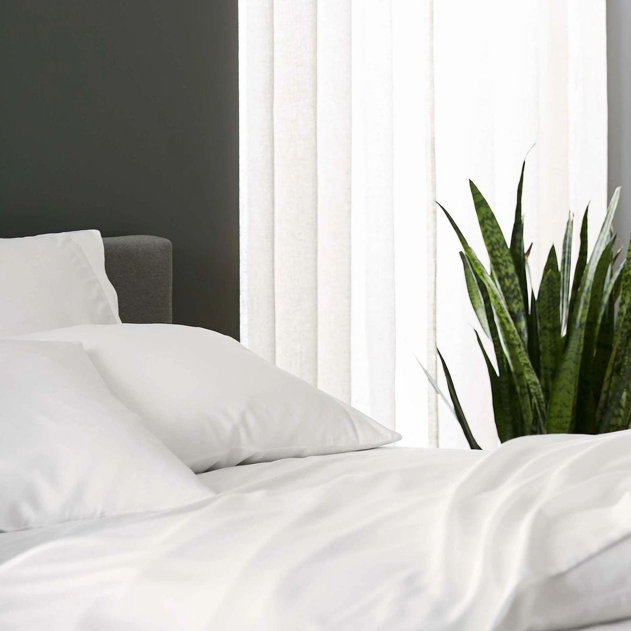 Eucalyptus Tencel Sheets from SijoHome.com for cooler nights.