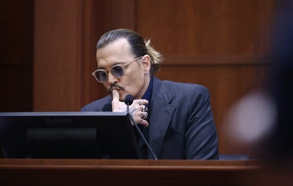 Johnny Depp testified Thursday that his ex-wife Amber Heard’s description of his drug and alcohol use was “grossly embellished.”