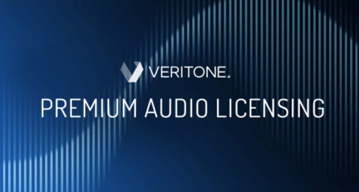 Veritone premium audio licensing