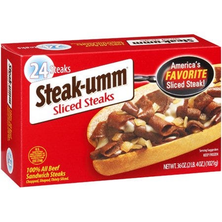 Steak-Umm Sliced Steaks, 36 oz - Walmart.com