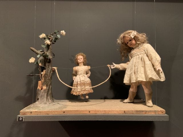 Automaton of Jump Roaping Girls in Souillac