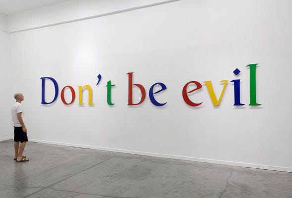 Google 開始作惡？ Don't be evil 不在 Alphabet 員工守則之上 - UNWIRE.PRO