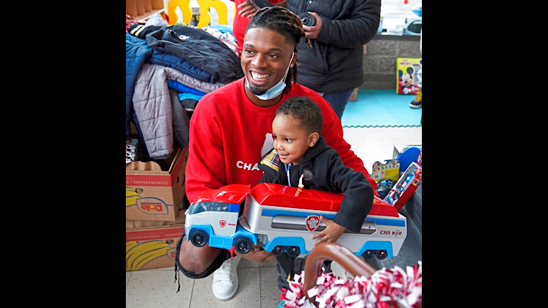 Fans give millions to Damar Hamlin's toy drive for kids - The Daily Gazette