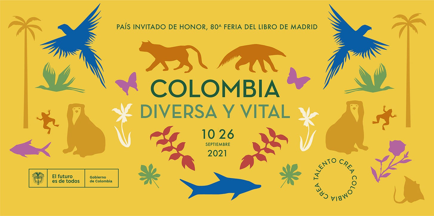 Colombia país invitado de honor de la 80ª edición de la Feria del Libro de Madrid 2021