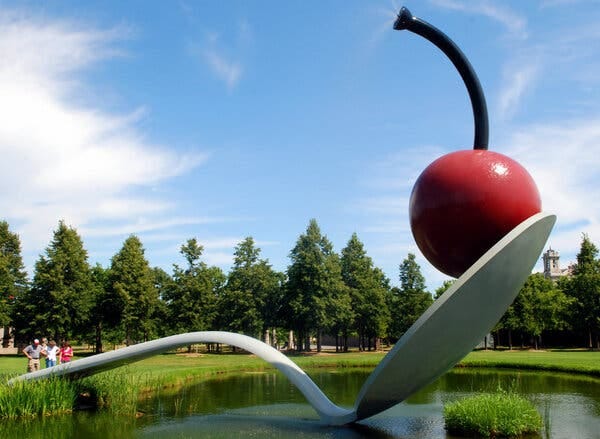 “Spoonbridge and Cherry” at the Minneapolis Sculpture Garden.