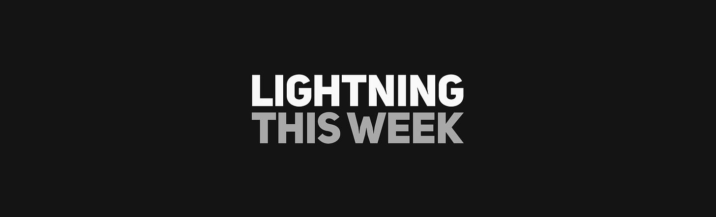 Lightning This Week