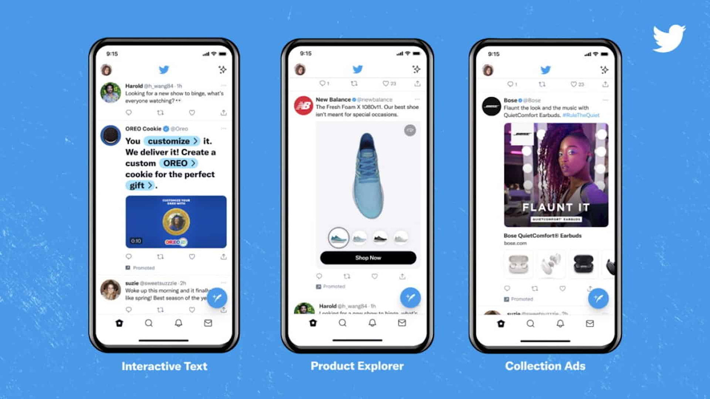 Twitter tests 3 new ad formats