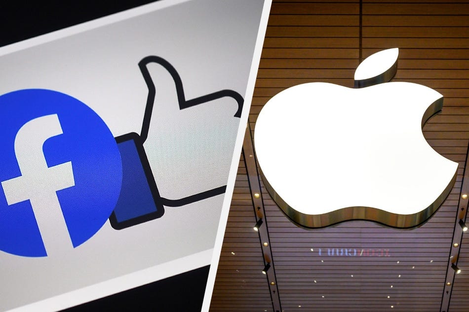 Facebook pop-ups to escalate feud with Apple | ABS-CBN News