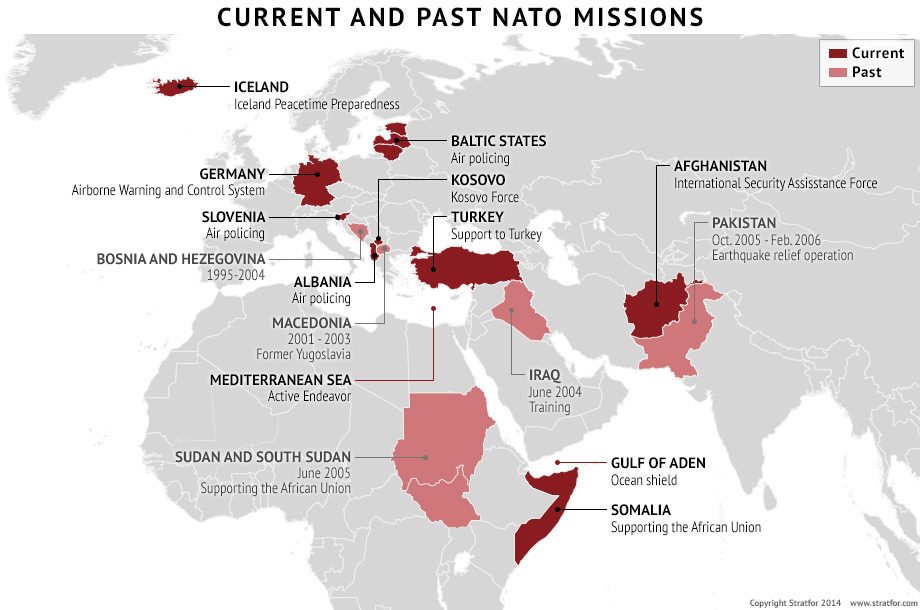 Top 14 maps and charts that explain NATO - Geoawesomeness