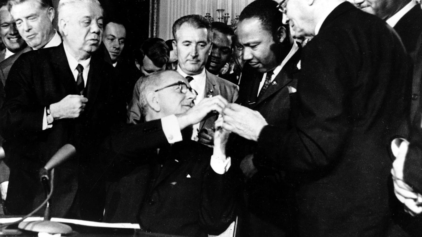 On this day: President Lyndon Johnson signs 1964 Civil Rights Act into law  - 6abc Philadelphia