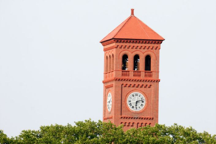 Virginia, Hampton, Hampton University, clock tower, 