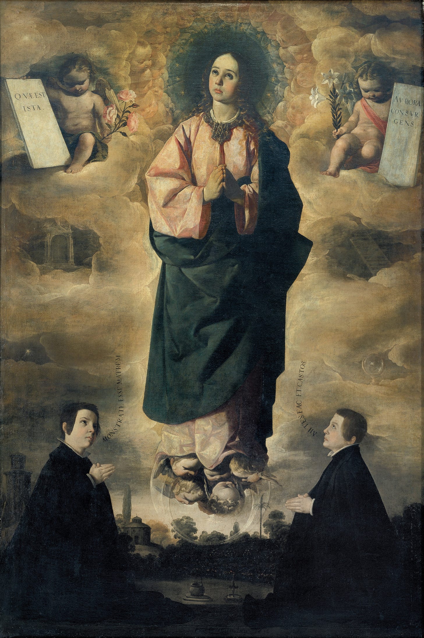 Immaculate Conception (1632) by Francisco de Zurbarán (Spanish, 1598-1664)