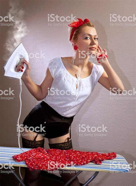 Beautiful House Wife Ironing Red Shirt At Home in 2020 | Stock images free, Photo, Stock photos