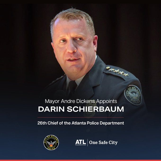 Interim no longer: Schierbaum named Atlanta's new police chief
