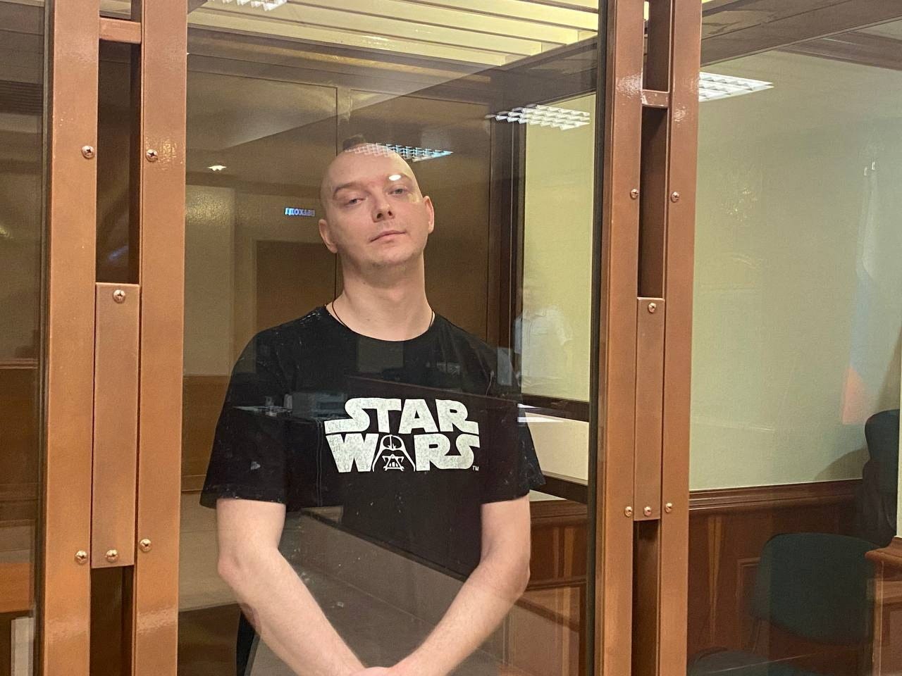 Ivan Safronov in court.
