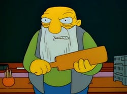 That's a paddlin' - Wikisimpsons, the Simpsons Wiki