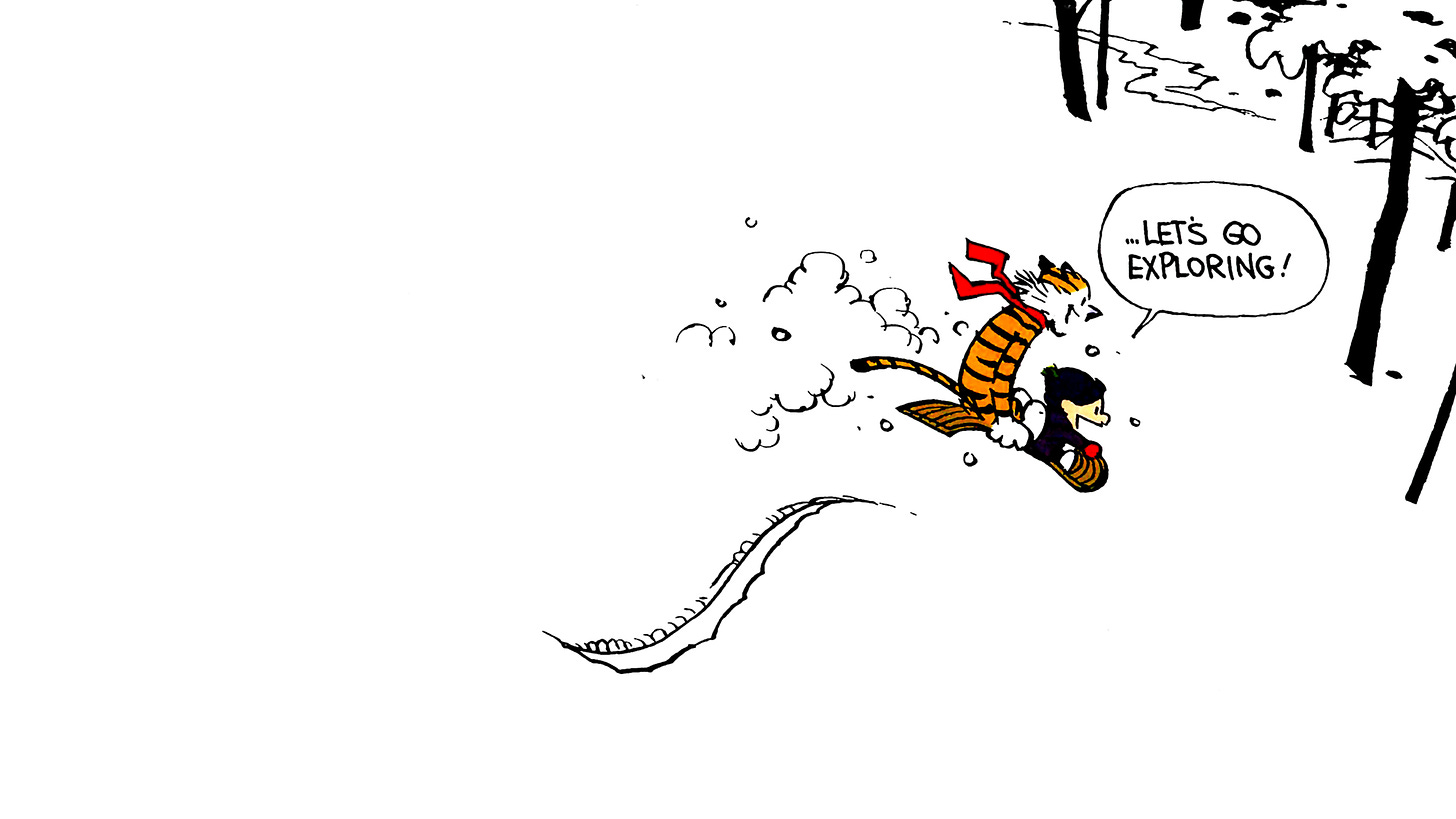 calvin and hobbes – lets go exploring « MyConfinedSpace