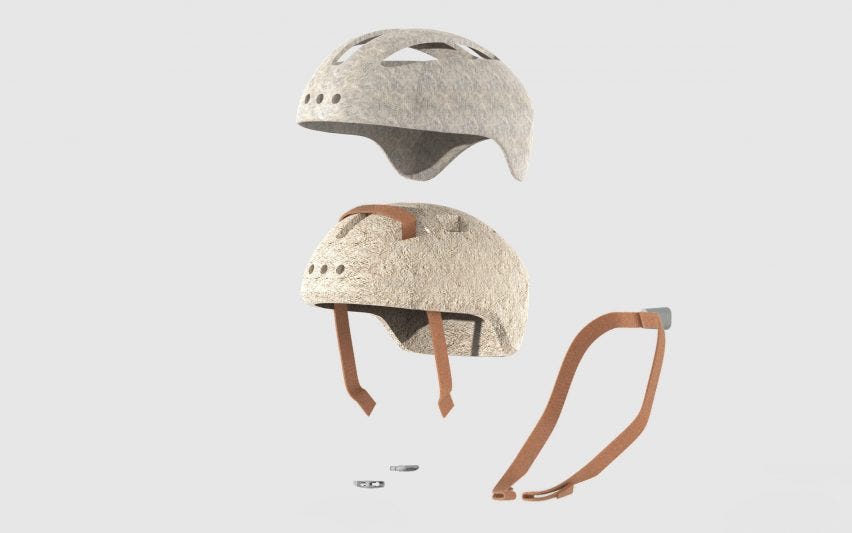 Renders of MyHelmet by Alessandra Sisti