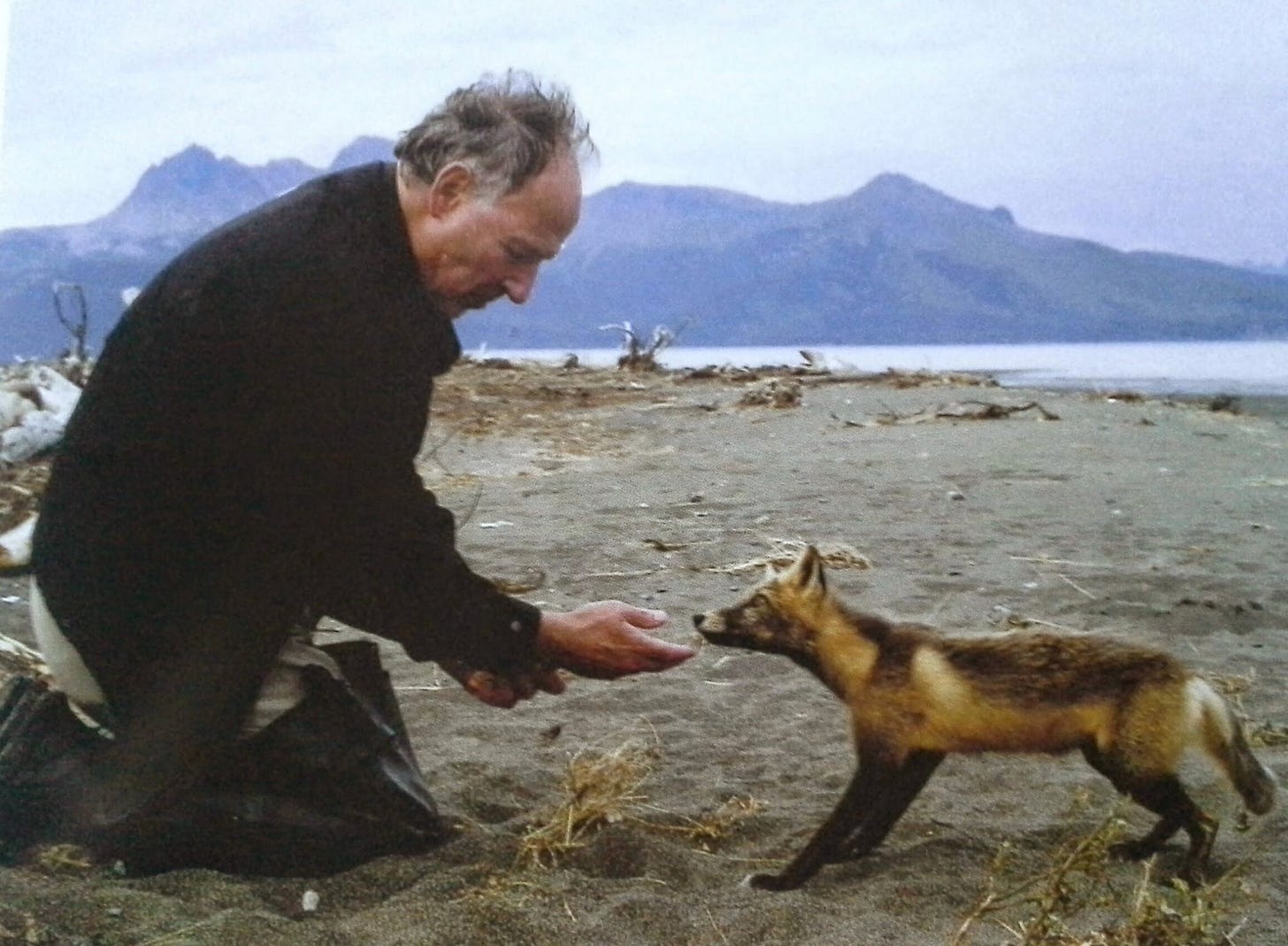 Werner Herzog and a fox