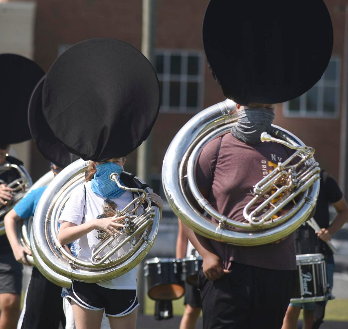 Marching band camp returns with a COVID-19 version | Local News | The  Brunswick News