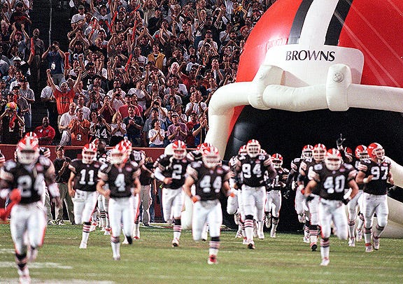 Image result for browns first game 1999