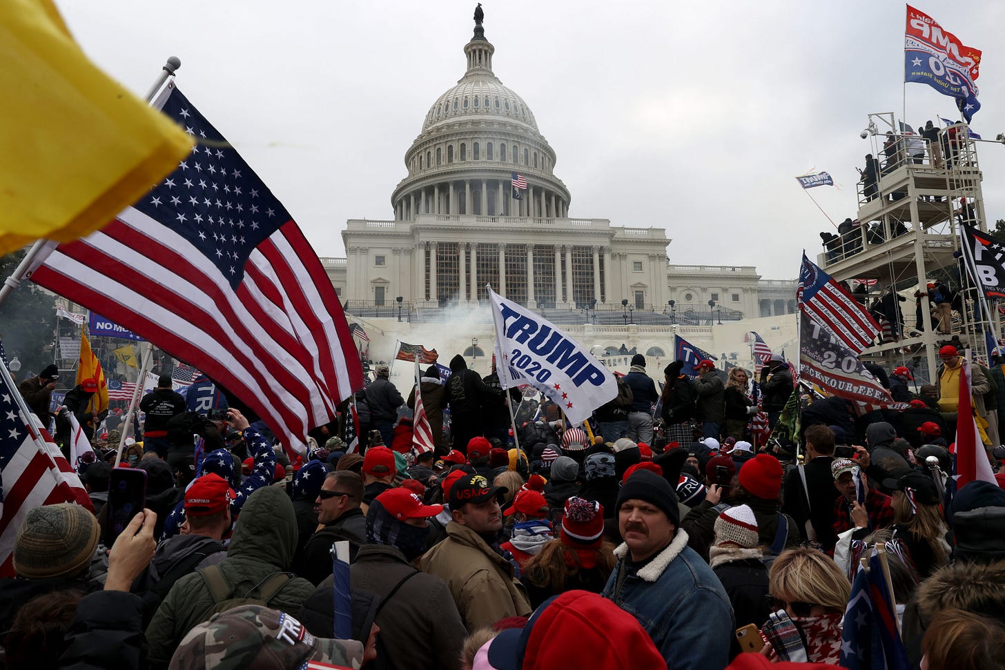 U.S. Capitol Reels After Pro-Trump Mob Breaches Building; Woman Is Killed |  WBUR News