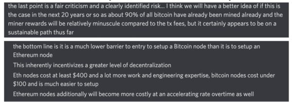 On Bitcoin, the Economic Security of its TXN Fees and the Cost of Entry vs Ethereum