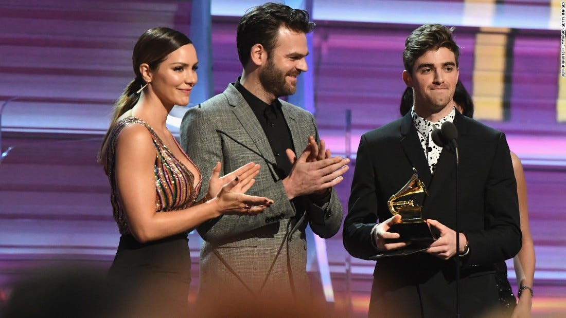 A Lot Of People Were Super Unhappy With The Chainsmokers At The GRAMMYs |  Your EDM