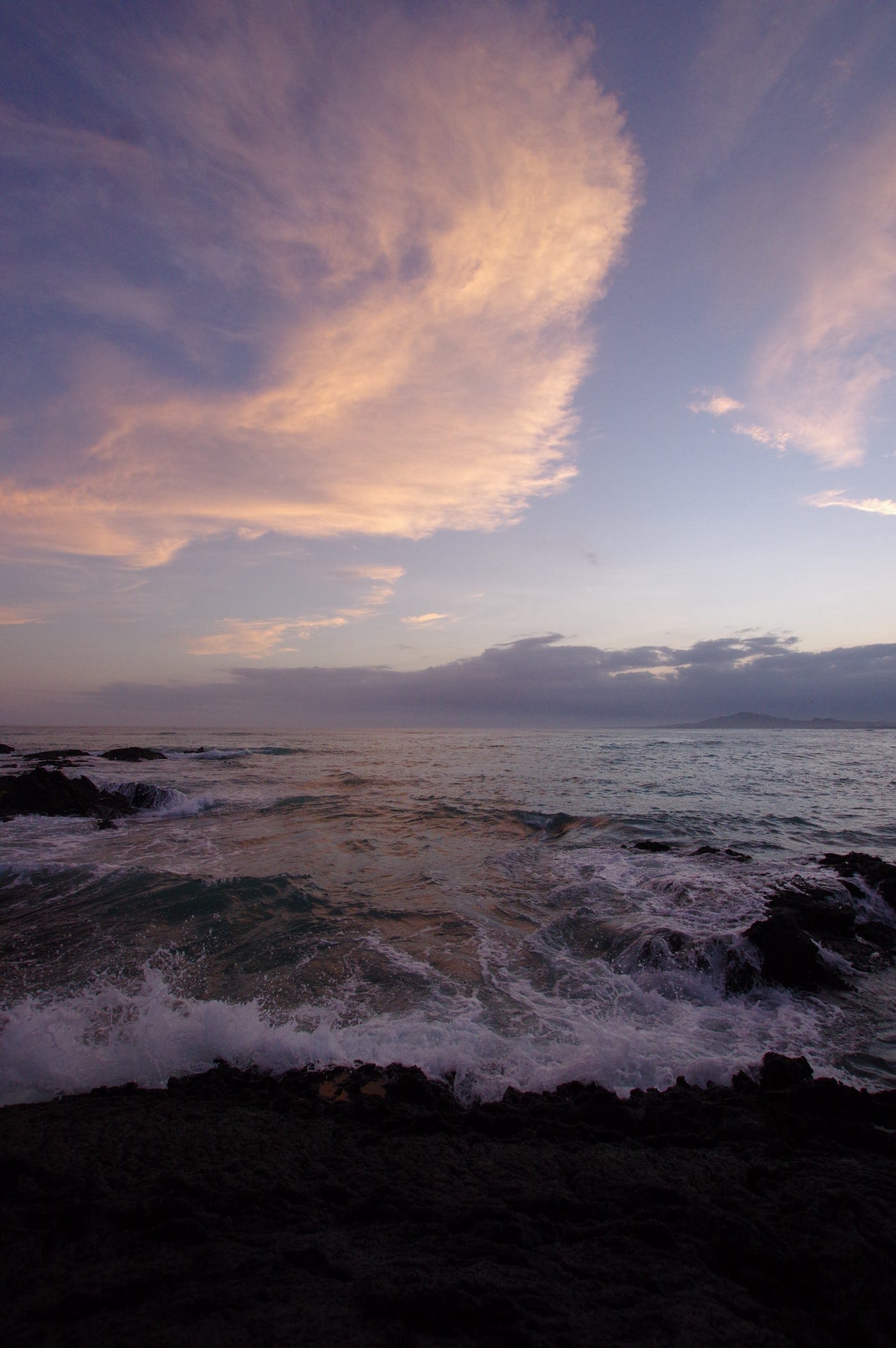 Sky over the Pacific on the Galápagos. Photo by Heather, 4/1/16