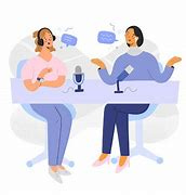 Image result for recording podcast clipart