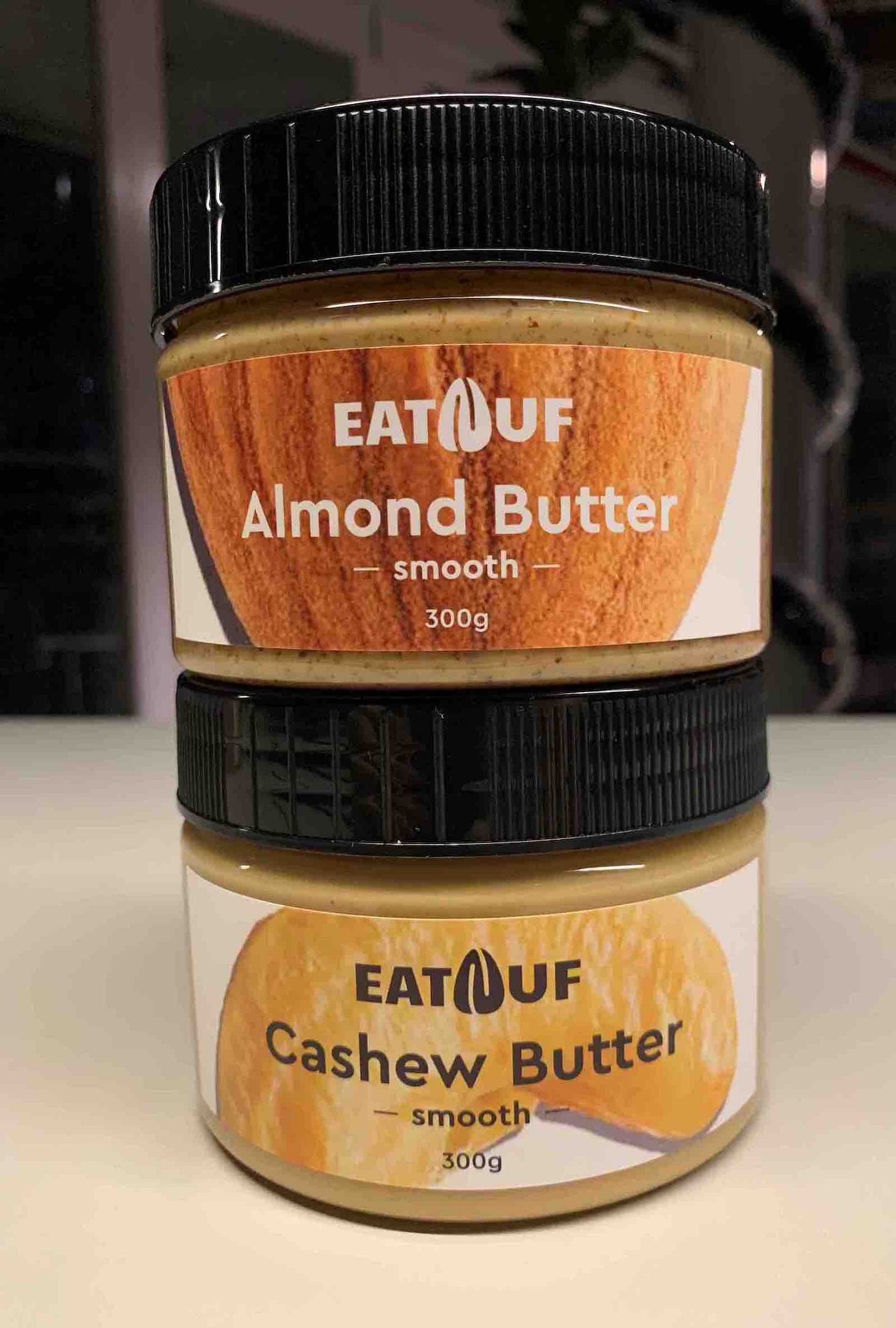 almond and cashew butters