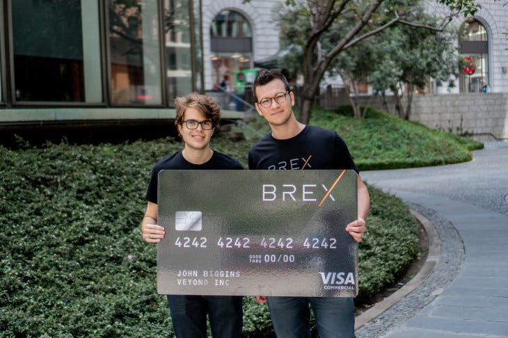 Brex co-founders Henrique Dubugras and Pedro Franceschi