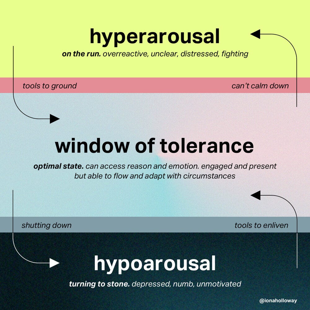 What is my Window of Tolerance? — Iona Holloway