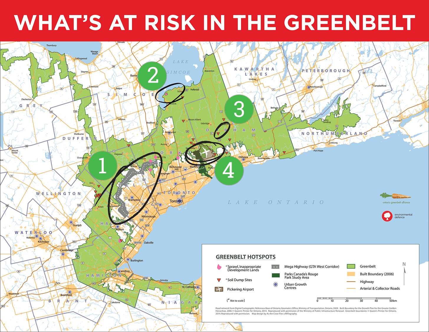 Ontario's Greenbelt Under Threat - Environmental Defence