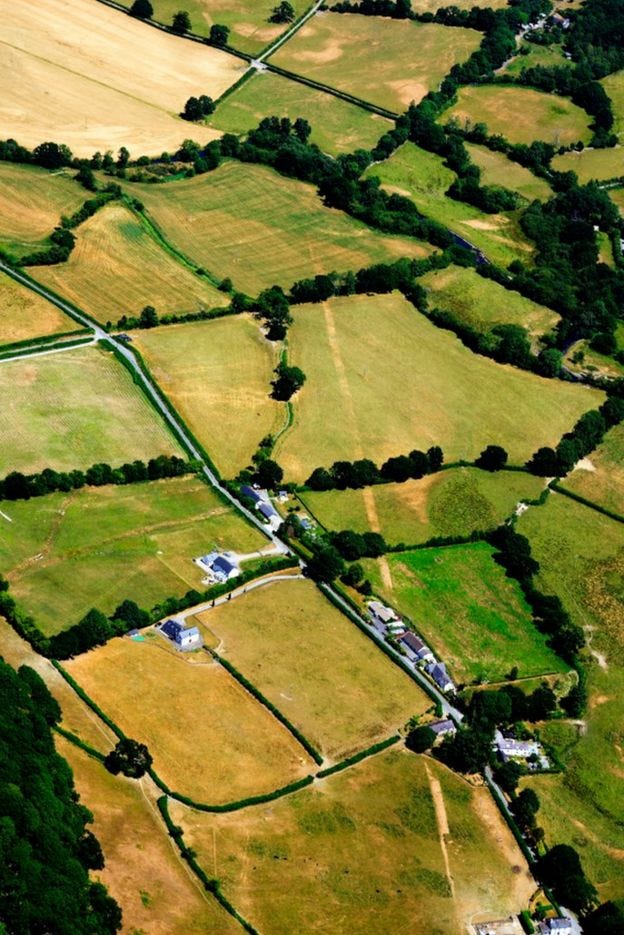 Roman road near Lampeter, Ceredigion