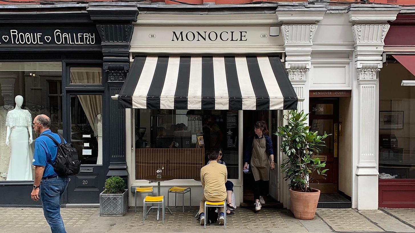 The Monocle Café: London