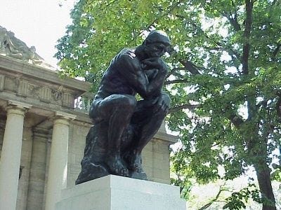 Image result for thinker sculpture philadelphia