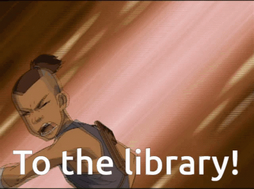 Sokka uttering "To the library!" in ATLA