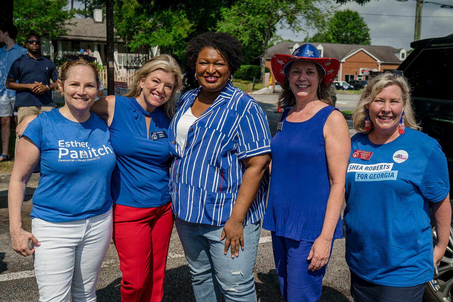 Stacey Abrams at Dunwoody Parade