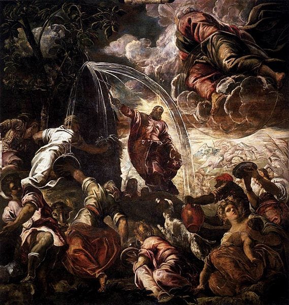 File:Jacopo Tintoretto - Moses Drawing Water from the Rock - WGA22535.jpg