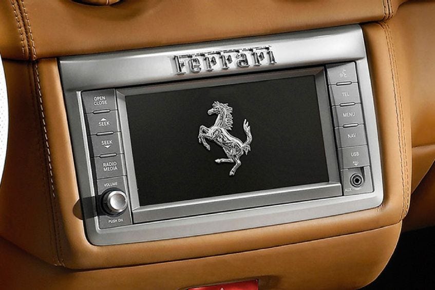 Audio/Video Interface for Ferrari with Uconnect navigation ...