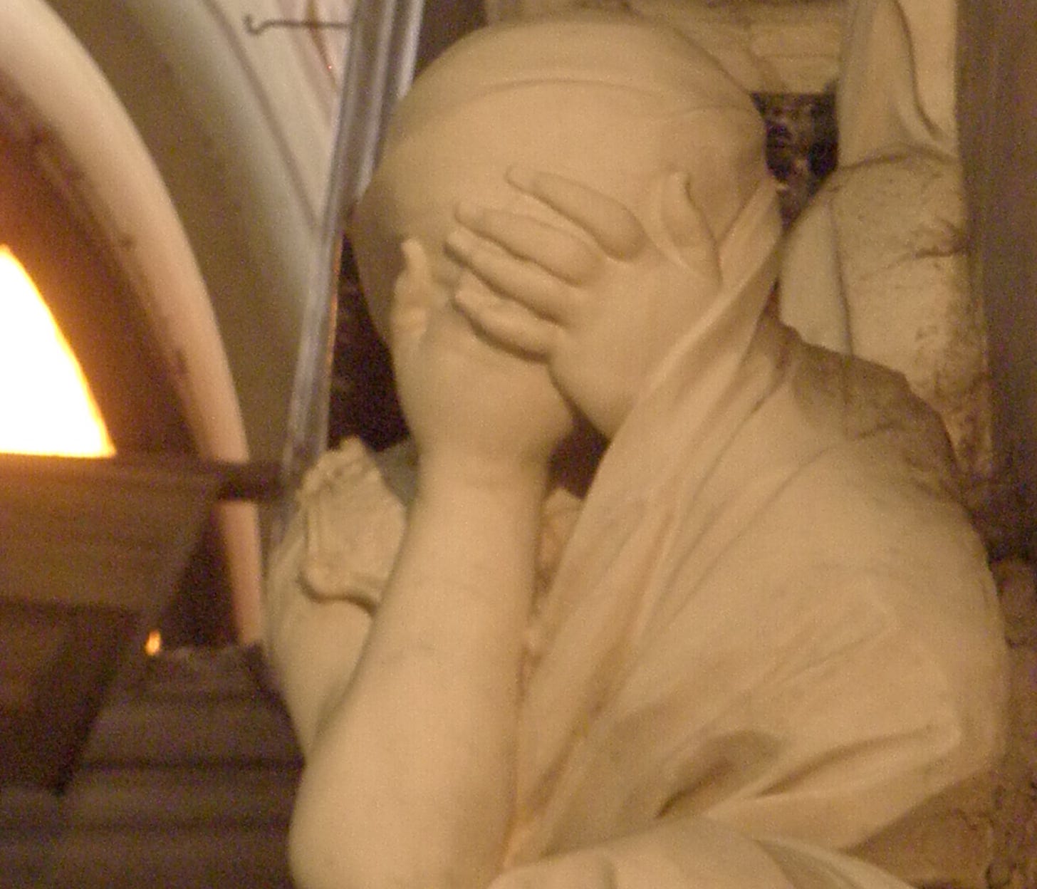 cathedral statue grief