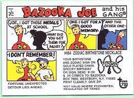 Bazooka Joe 2013 Topps 75th Anniversary #60 - Bazooka Joe Comic at Amazon's  Entertainment Collectibles Store
