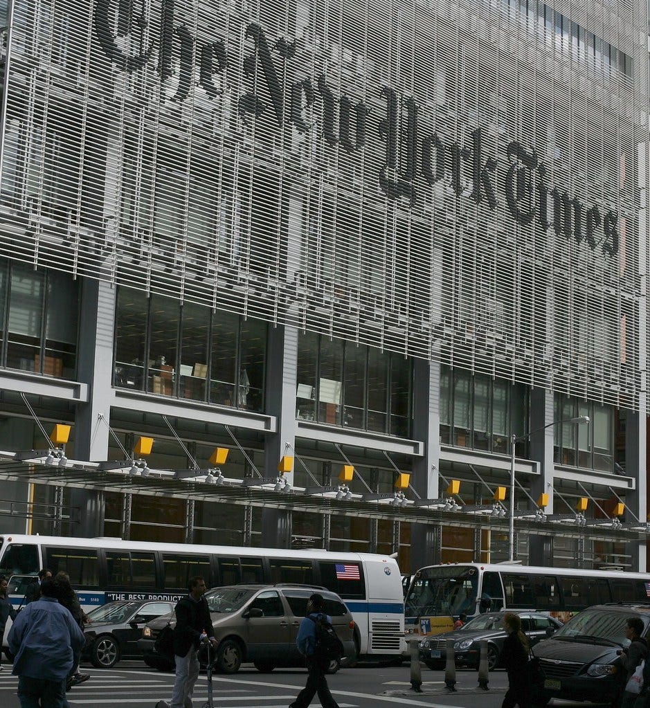 The New York Times building (new style)