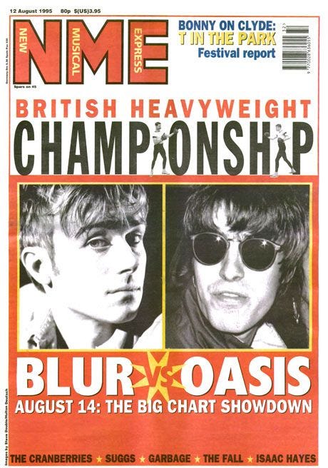 NME: 60 years of rock history ... and four front covers that define their  eras | Britpop, Indie music, Blur band